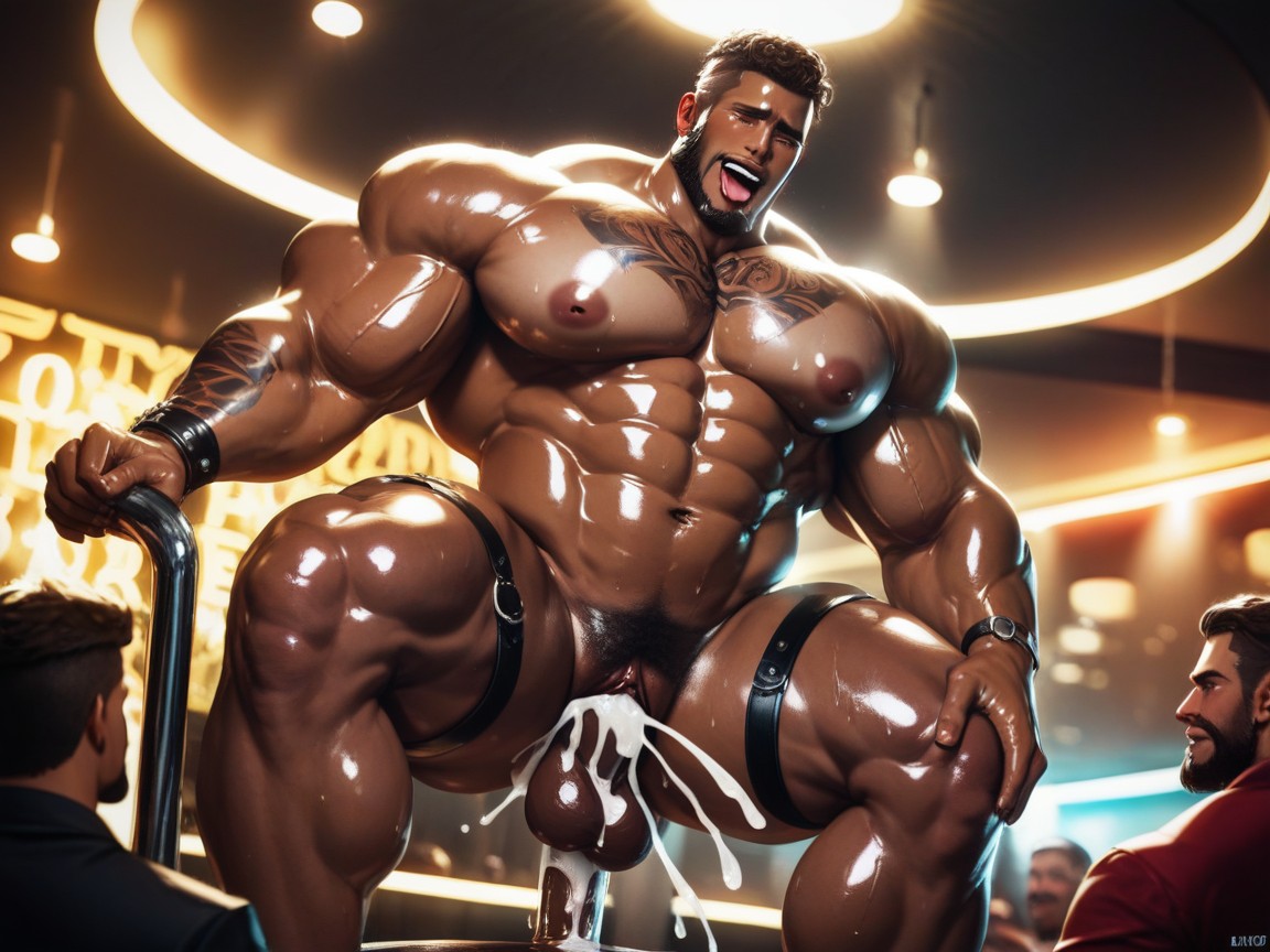 Sex, Excited, Beard AI Gay Porn
