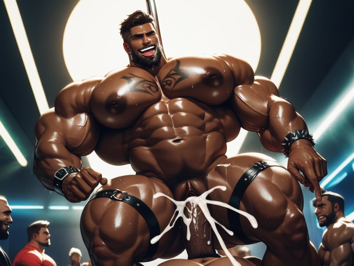 Big Muscle, Wet Pussy, Fucking Pussy AI Gay Porn