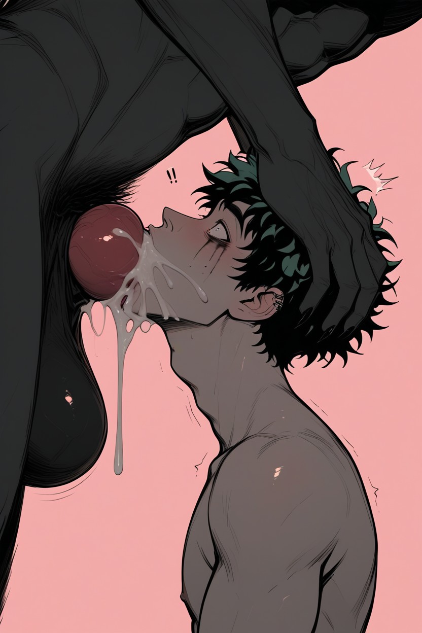 Thick Eyelashes, Gasping, Goth Makeup Hentai AI Porn