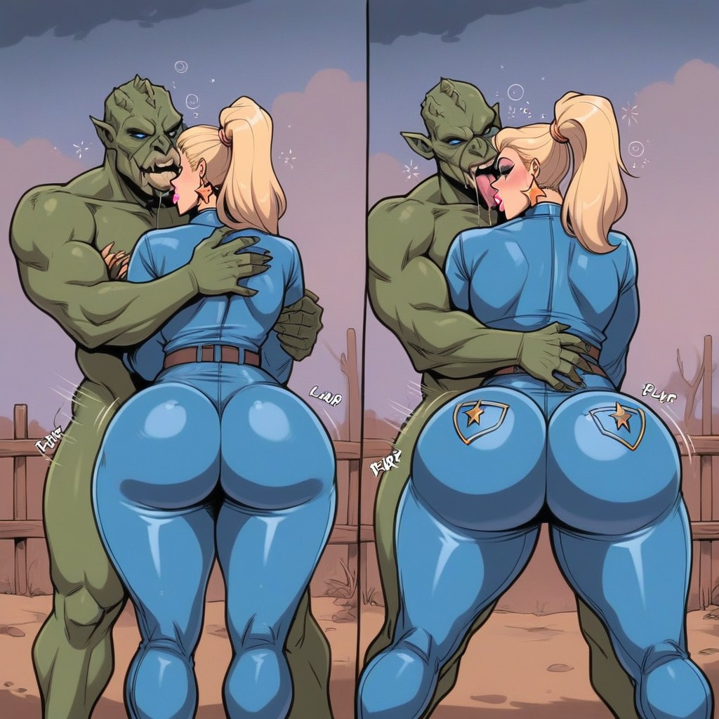 Busty, Pawg Ass, Wasteland AI Porn