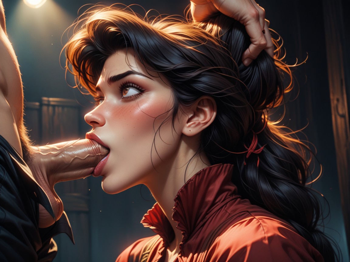 Disney, Yelling, Cock Deep In Mouth AI Porn