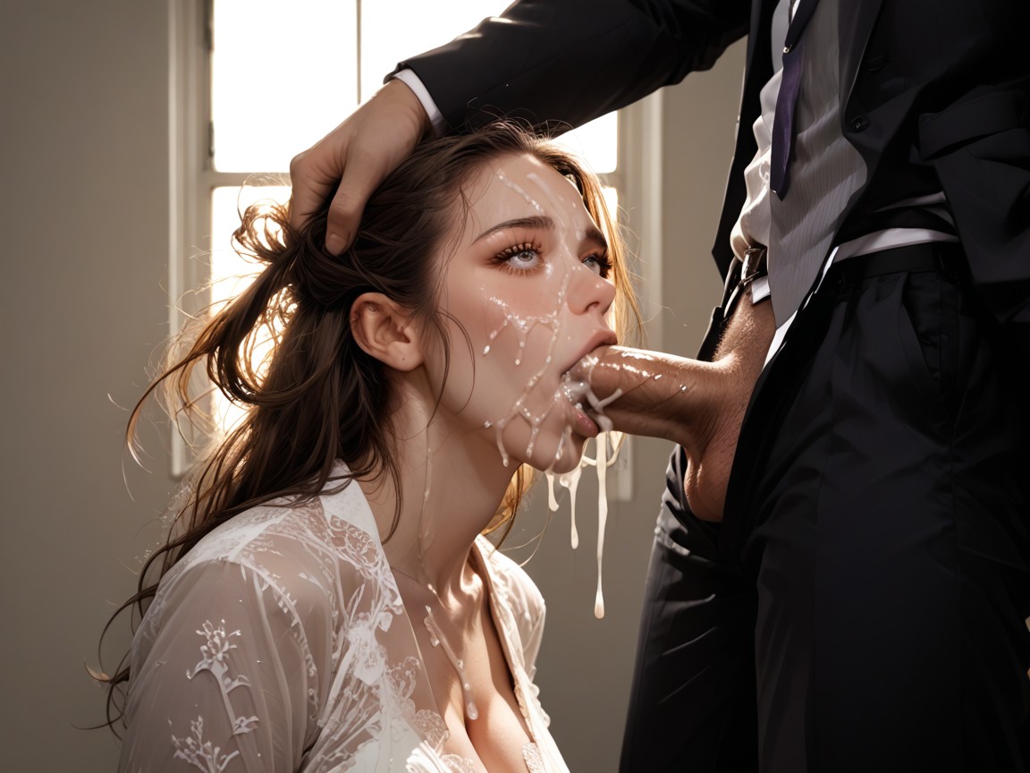 Official Dress, Massive Cum, Lies Sideways AI Porn