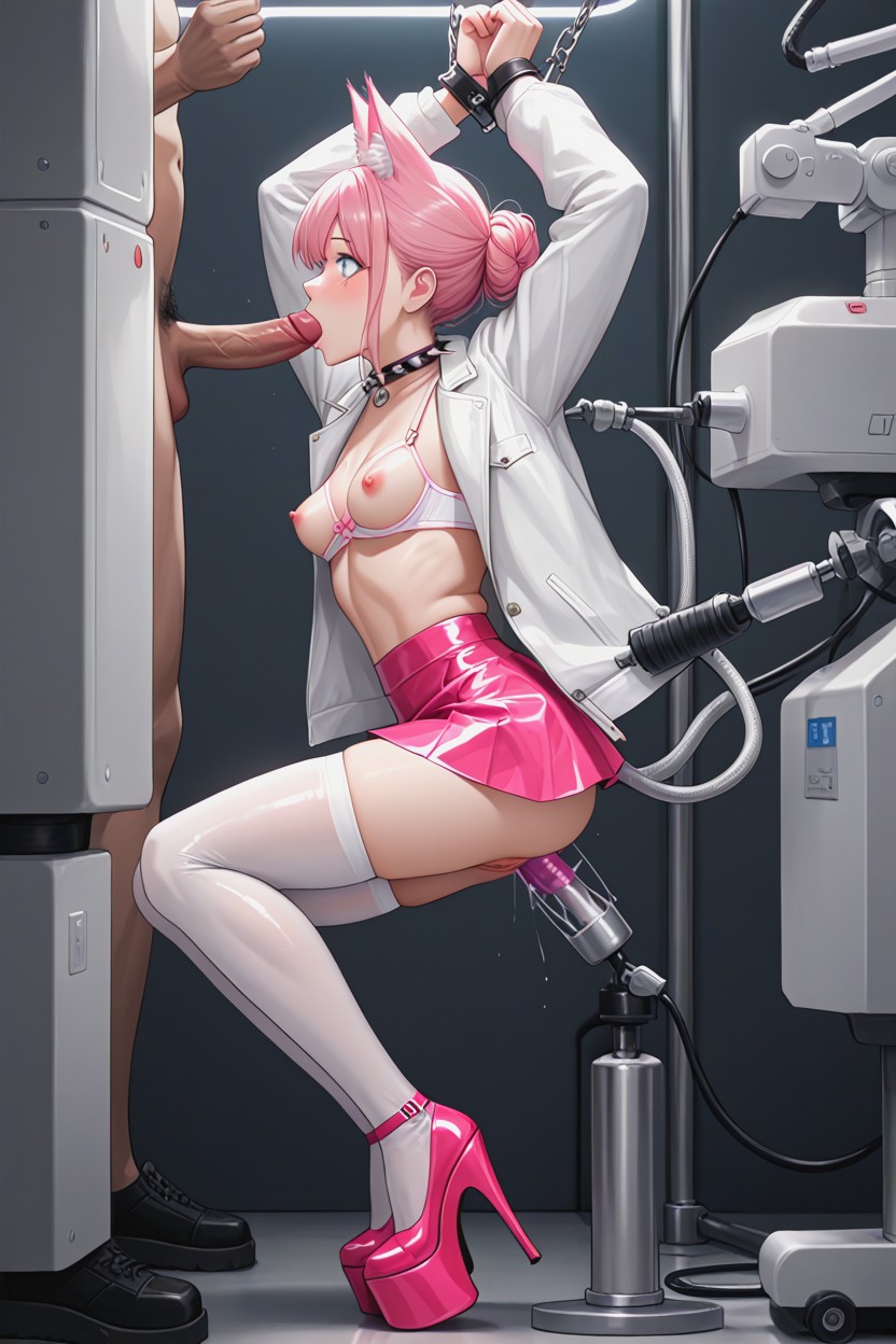 Blowjob Machine, Perfect Detail, Shocked Hentai AI Porn