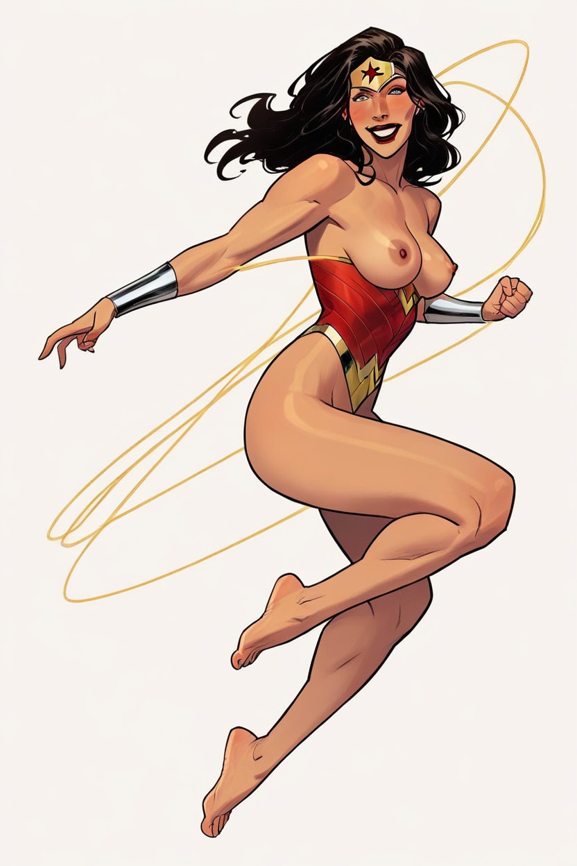Smooth Skin, Pin Up, Saturated And Colorful Image AI Porn
