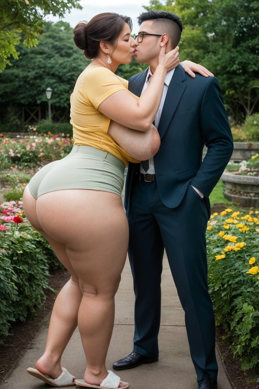 Sagging Breasts, Perfect Body, Thick Lips MILF AI Porn