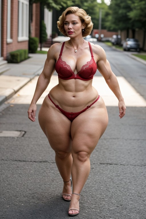 Ash Hair In Color, Steroid Ass, Defined Jawline AI Porn