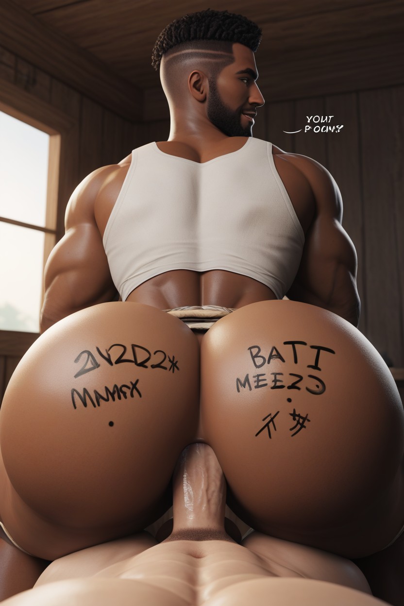 Dom Bottom, Gay, Hole Is Loving Killing White Top By Making His Dick Feel Deadly Pleasure Pornografia gay com IA