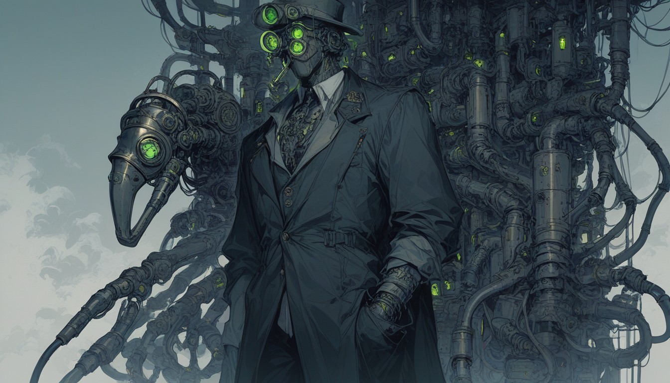 Male, 18+, Glowing Green Lenses Hentai AI Porn