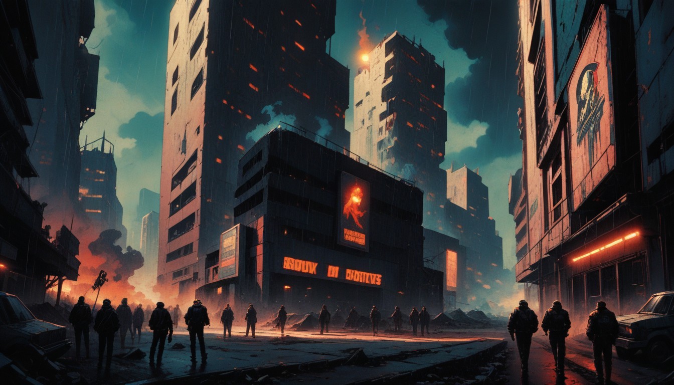 Decayed Technology, 18+, Post-apocalyptic Architecture Hentai AI Porn