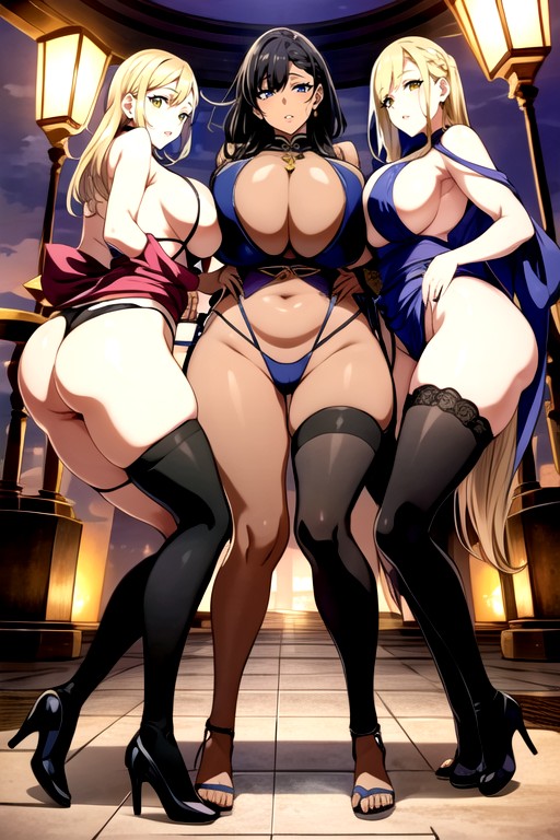 Cool Ladies Boots, Obi, Firm Stomach Hentai AI Porn