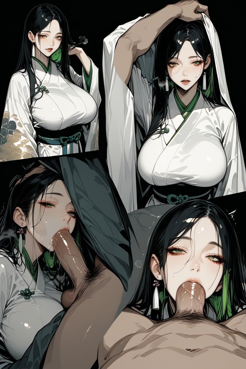 White Bed, Steamy Breath, Tits Out Hentai AI Porn