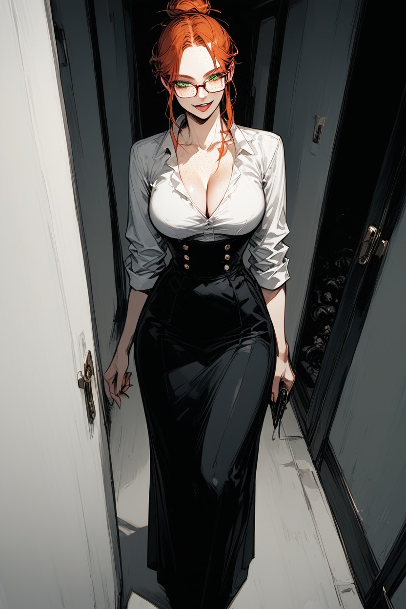 British, Hourglass, Close Up Hentai AI Porn