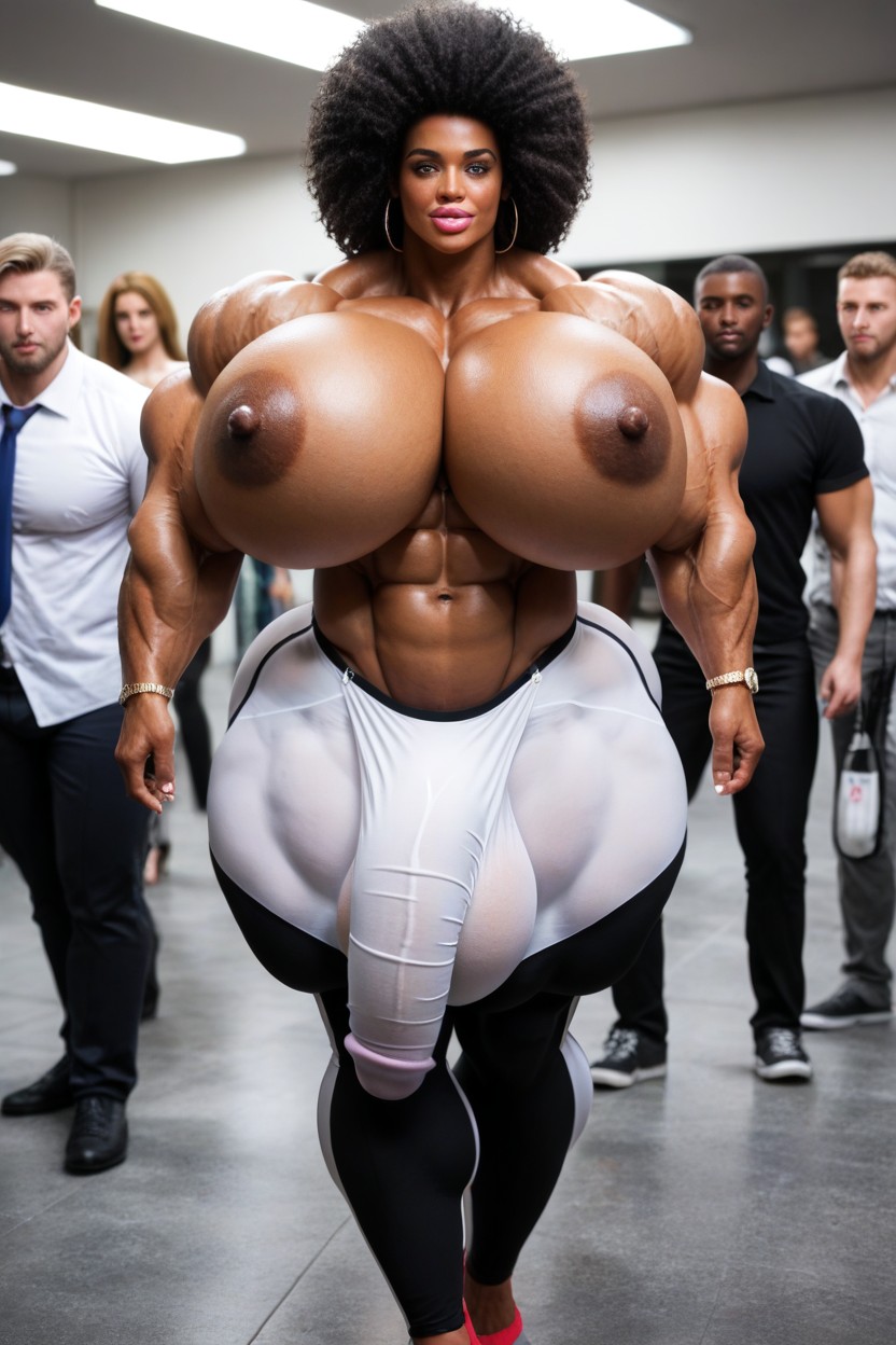 Hyper Huge Muscles, Gorgeous, Extremely Muscular Shemale AI Porn