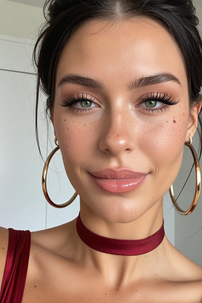 Extremely Beautiful And Hyper Realistic Face, Black Hair, Straight AI Porn