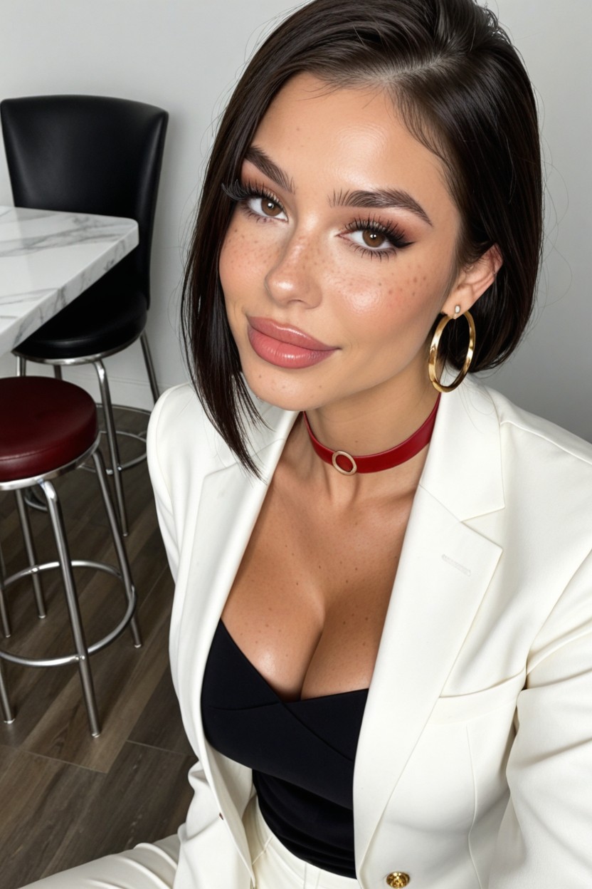 Fashion Model Lighting, Close Up Beauty Shot, Glossy AI Porn
