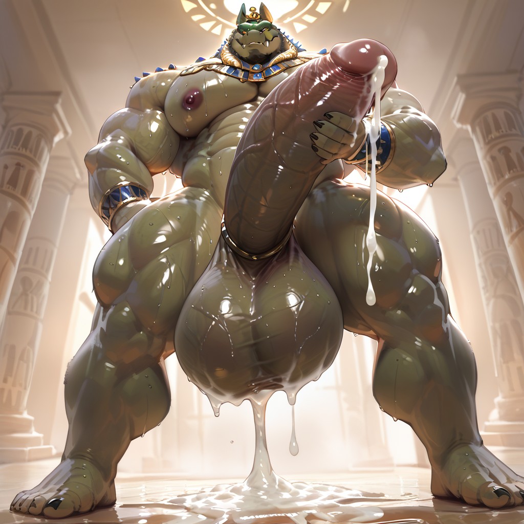 El Cairo (pirámides), Furry Crocodile, Musculosa Furry IA
