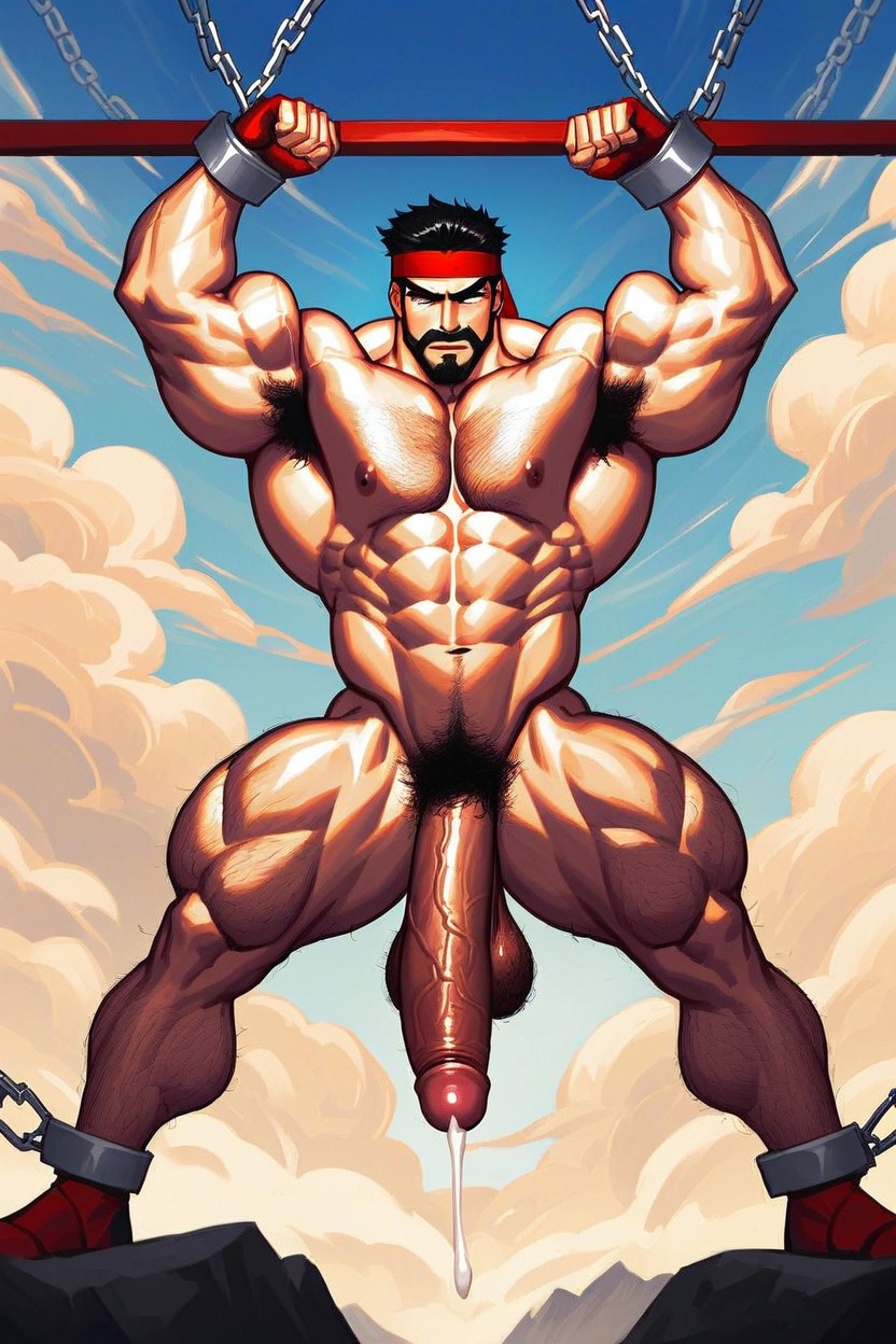 Fucked From Behind, Chained Up, Long Dick ゲイAIポルノ