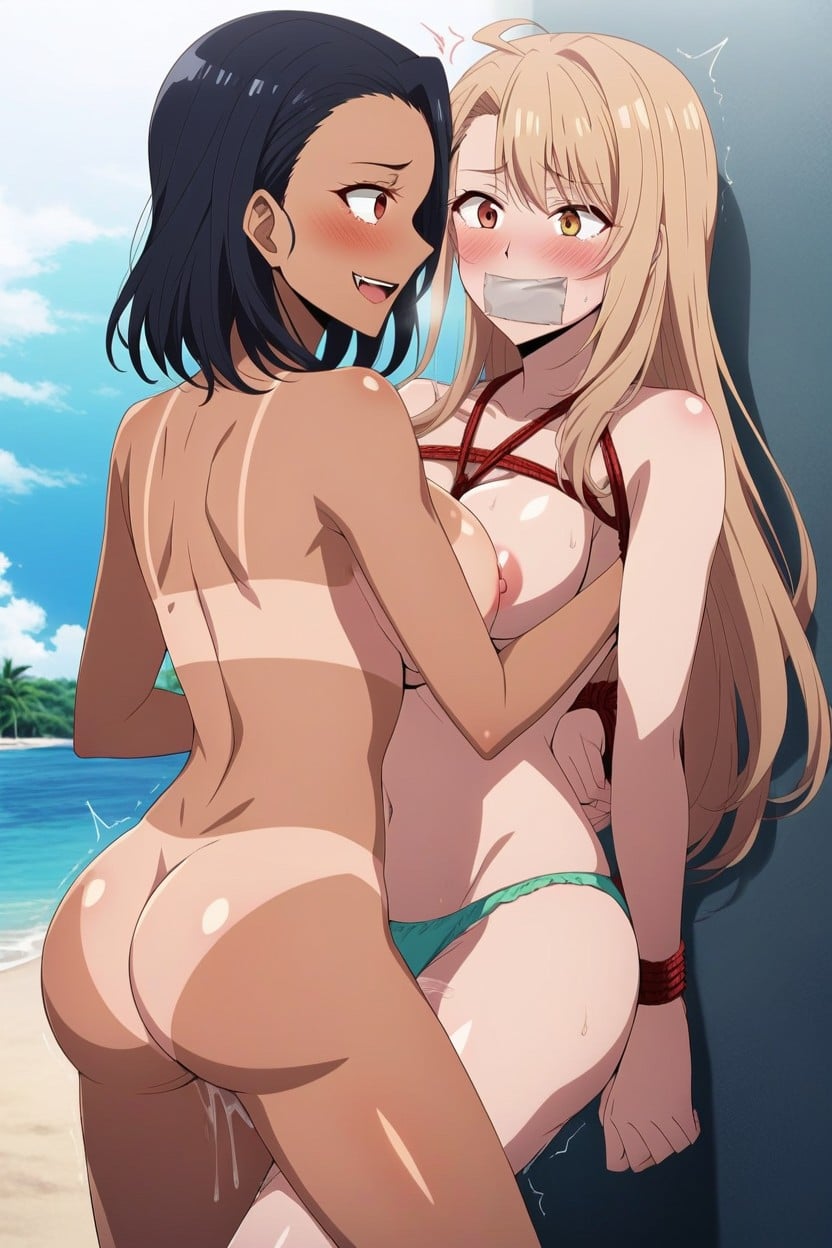 Missionary Sex, Restrained, Rope Bondage Hentai AI Porn