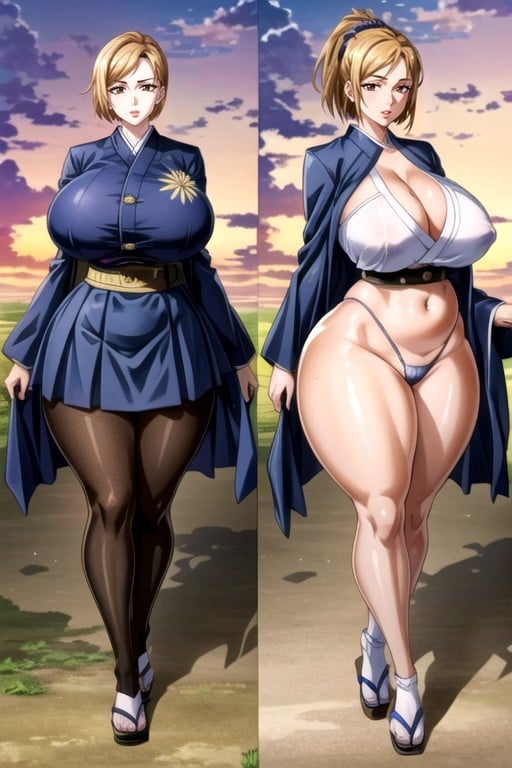 Pubic Hair, Wide Hips, Crab Crotch Hentai AI Porn