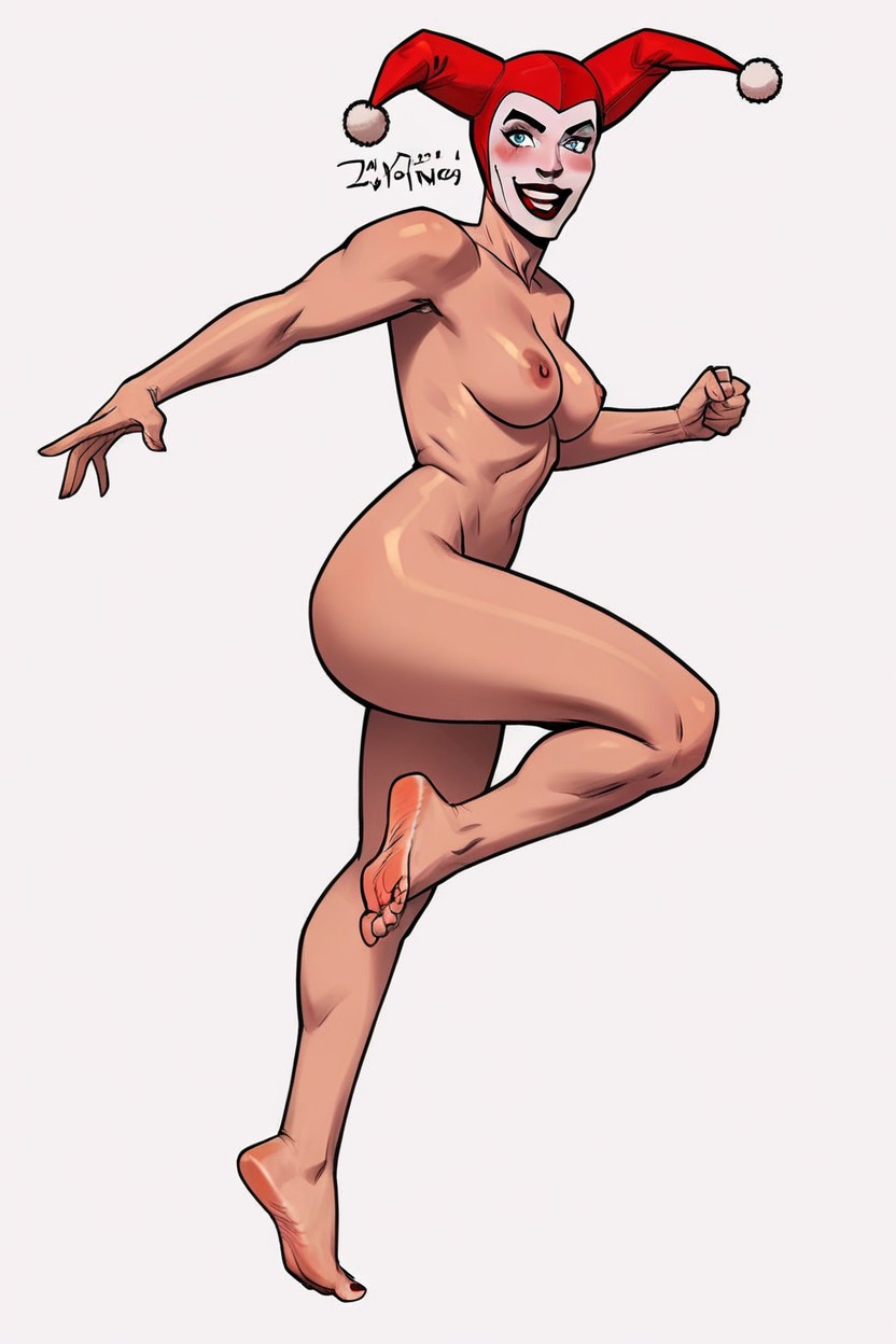 Sexy Pin Up Pose, Orgasm, Full Body Visible AI Porn