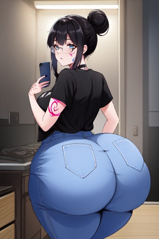 Hyper Huge Ass, Ssbbw, Wide Hentai AI Porn