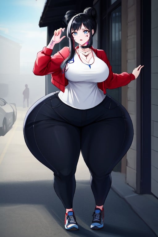 Extra Very Long Hair, 50+, Hair Updo Hentai AI Porn