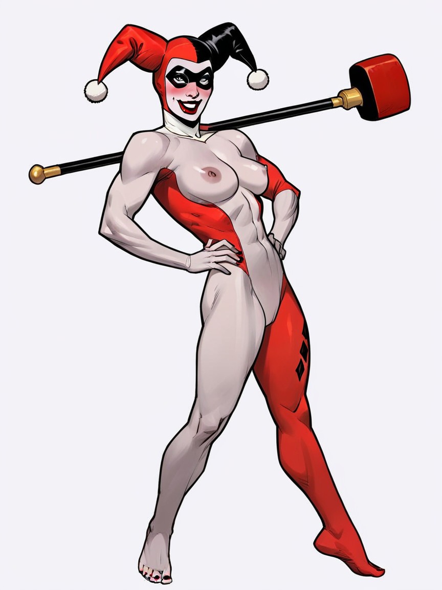 Full Body, Soft Body, Adam Hughes Style AI Porn