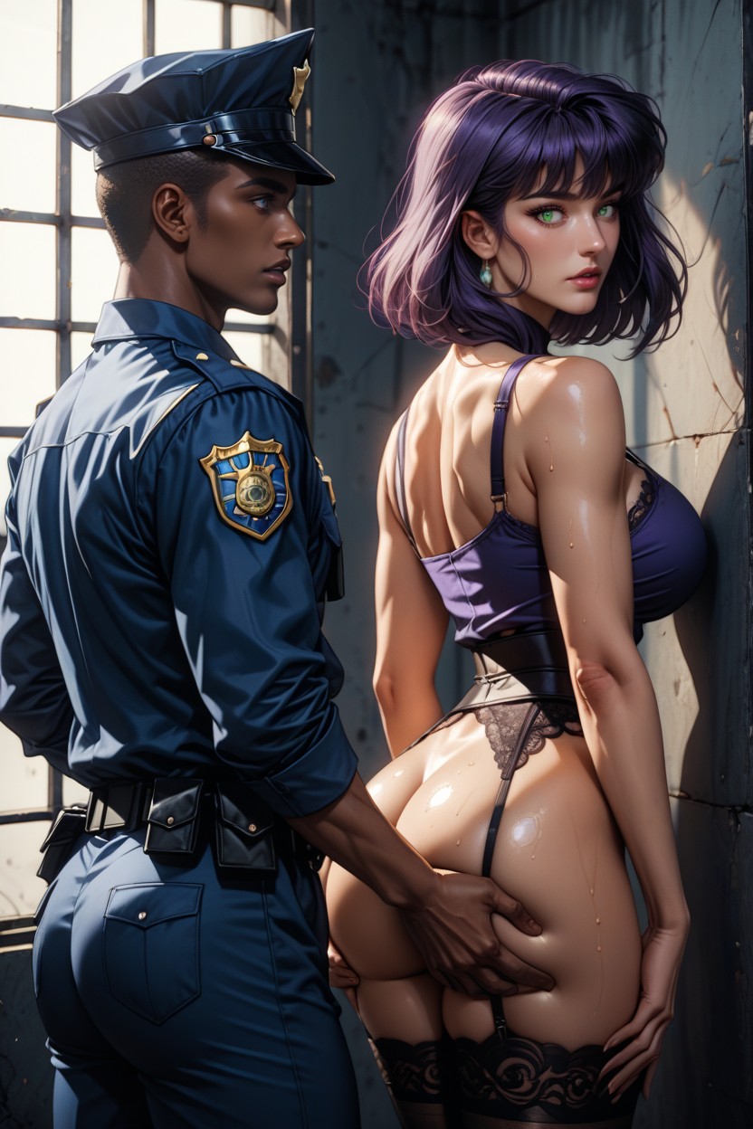 Choqué, Tir En Buste, In Jail Porno IA
