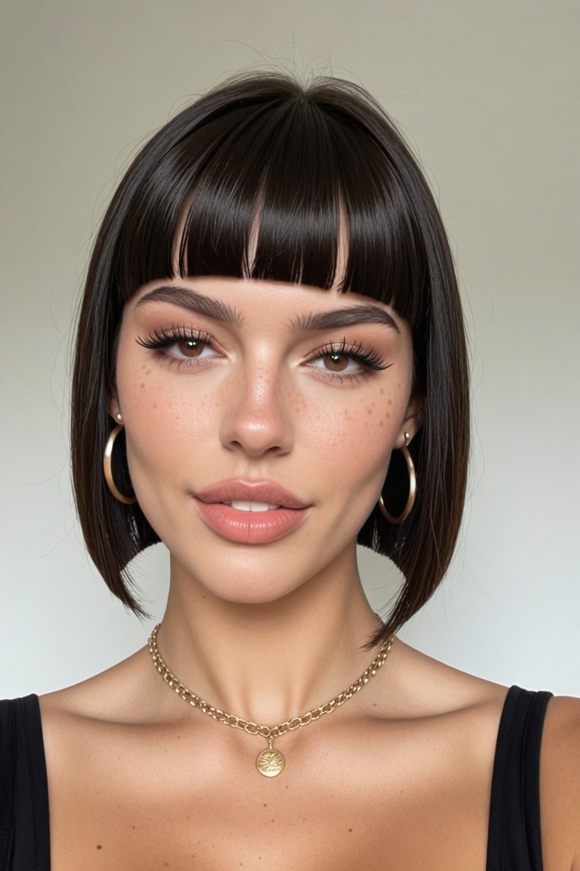 Attractive Woman, Best Detailed Hair, Low Forehead Porno IA