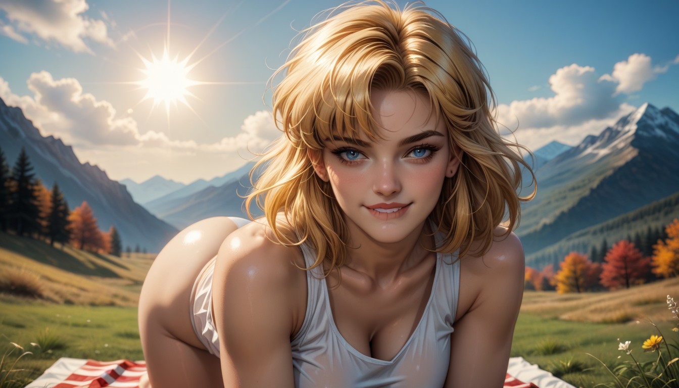 Warm And Earthy Color Palette, Shiny Skin, 18+ Hentai AI Porn