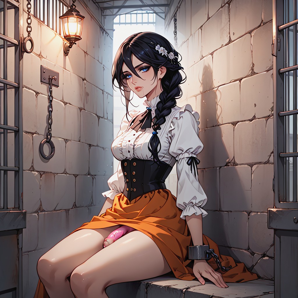 Black Eyeshadow, Night, Sad Hentai AI Porn