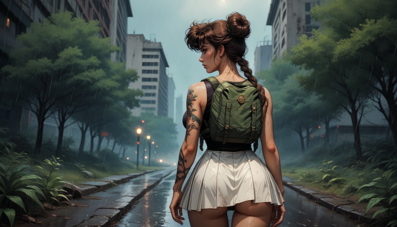 Rain, Two Hair Buns, Break Hentai IA