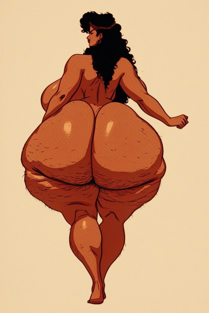 African Ass, Older Woman, Hyper Low Ass AI Porn