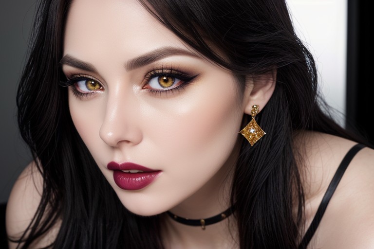 Only Both Eyes In Frame, Highly Detailed Skin, The Whitest Skin Ever AI Porn
