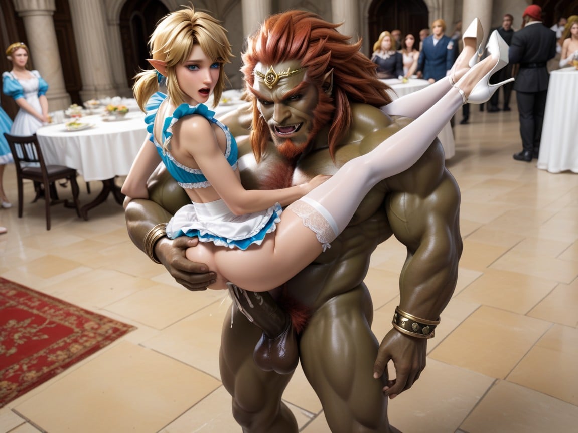 Link Orgasm Cumming, Erction, Hypercock Hentai AI Porn