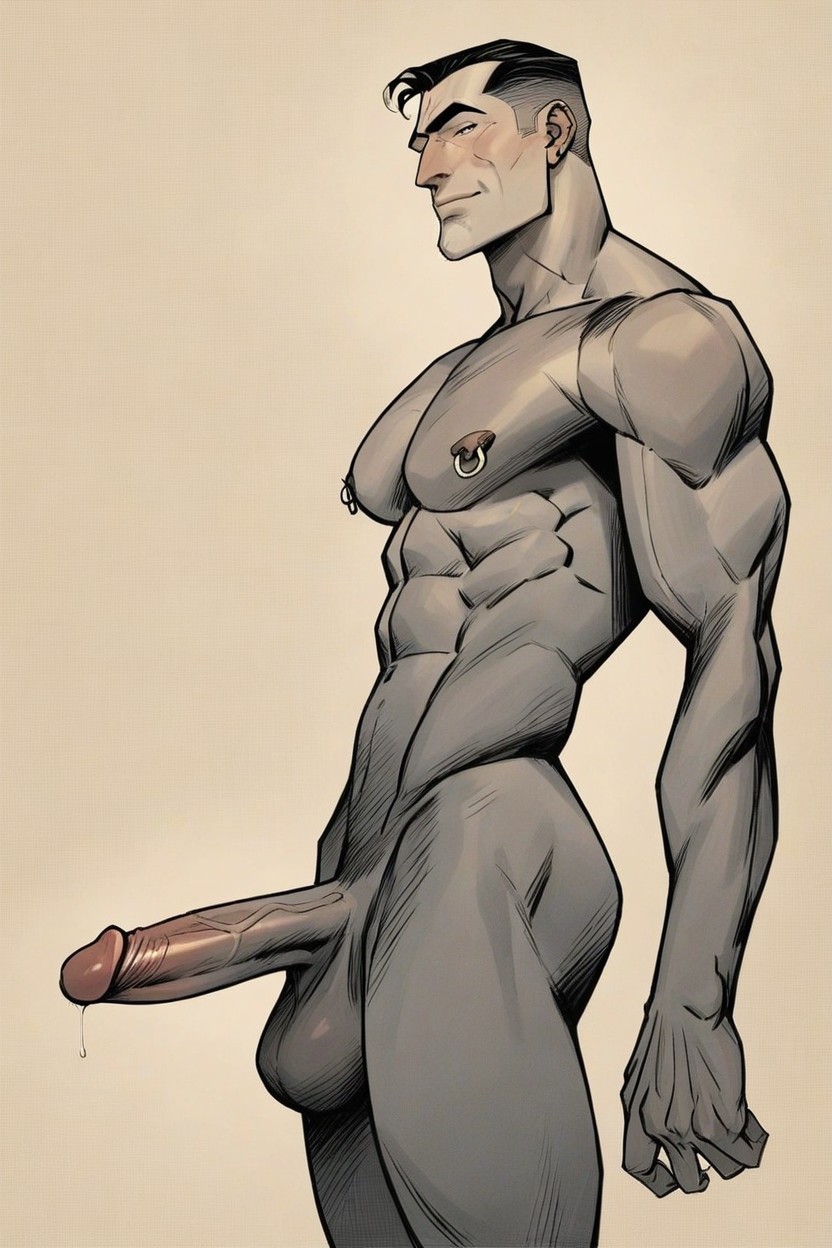 25+, Medium, Fit AI Gay Porn
