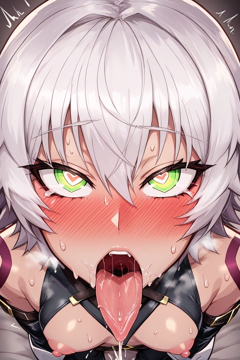 Tongue, Sweaty, Masochistic Hentai AI Porn