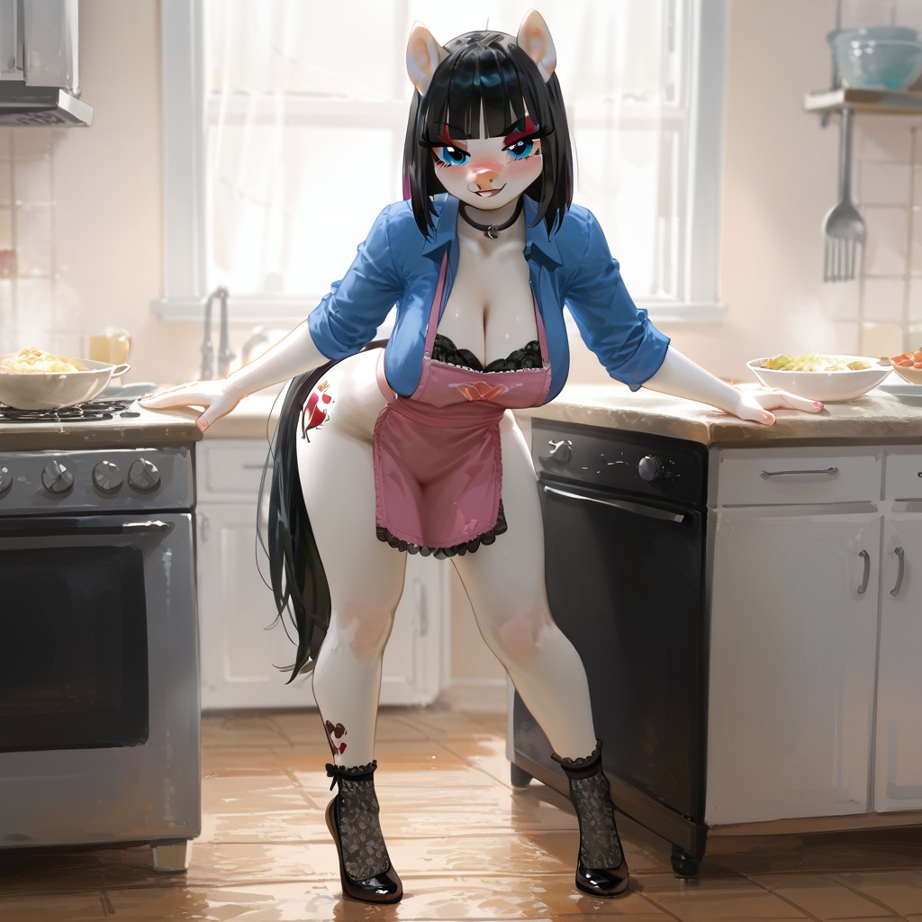 Equines Pussy, 18+, White Body Furry IA