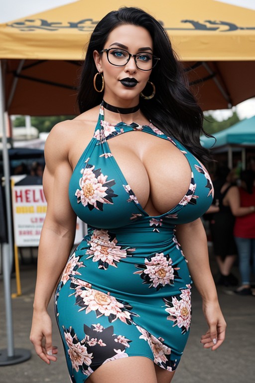 Sandals, Hd, Blue Hair AI Porn
