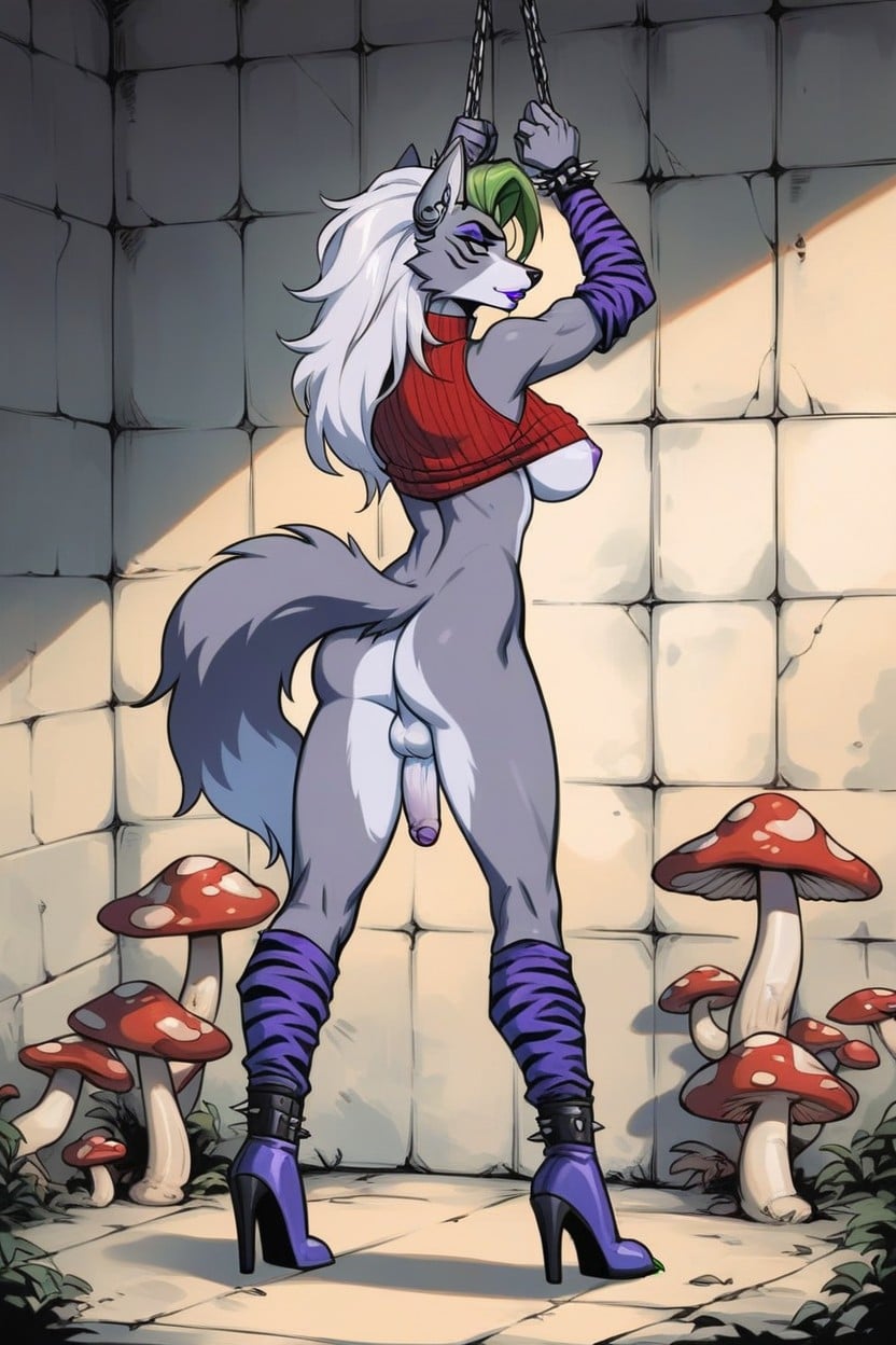 Foreskin, Roxanne Wolffnaf, Futanari Furry AI Porn
