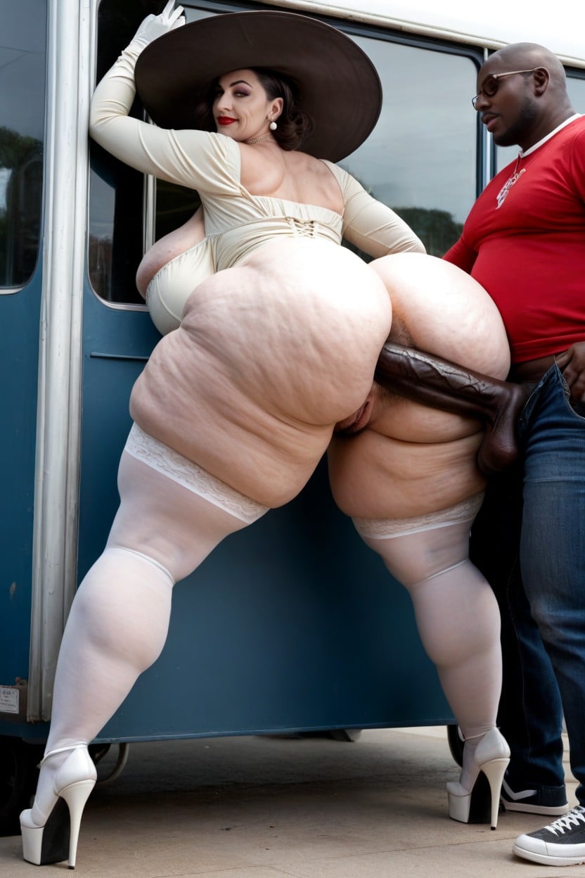 Big Wide Hips, Cosplay, Very Saggy Boob AI Porn