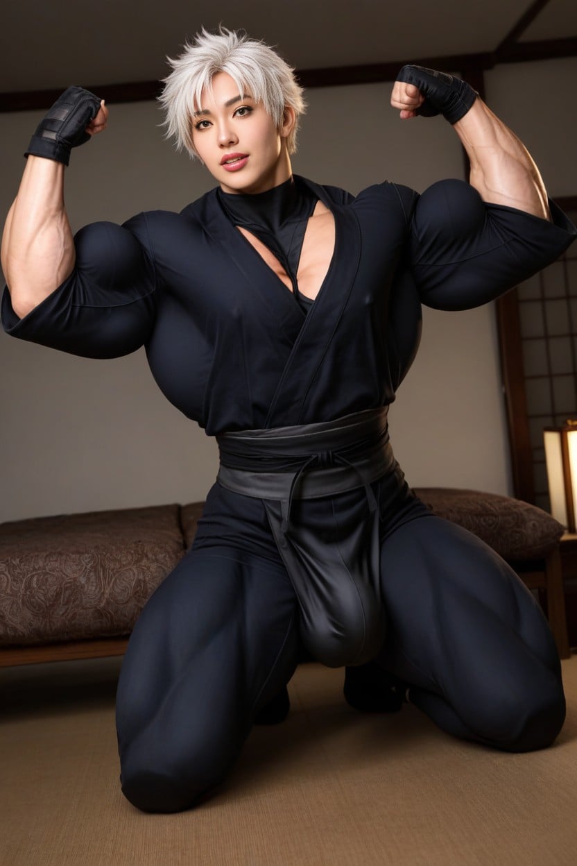 Gigantic Lats, Cosplay, Fit AI Porn