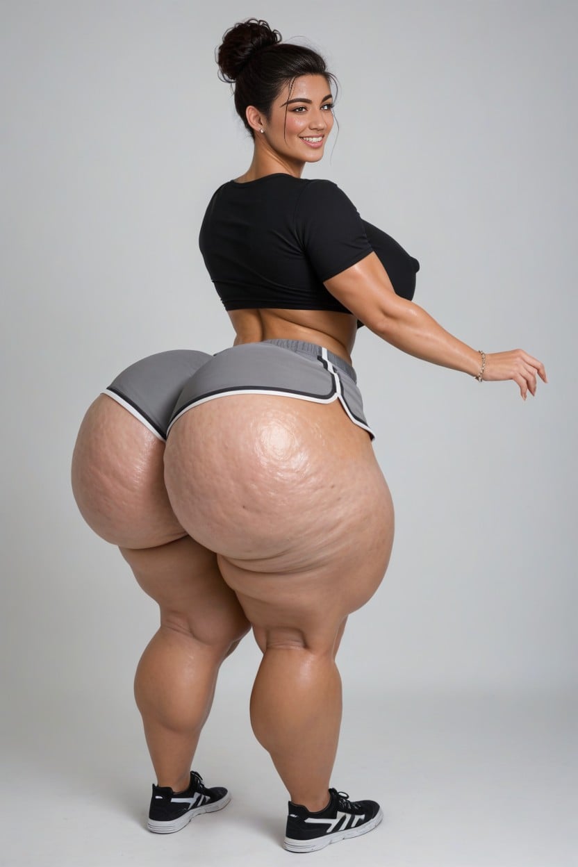 Massive Ass, Ambiguous Gender, Focus On Sexy Waist AI Porn