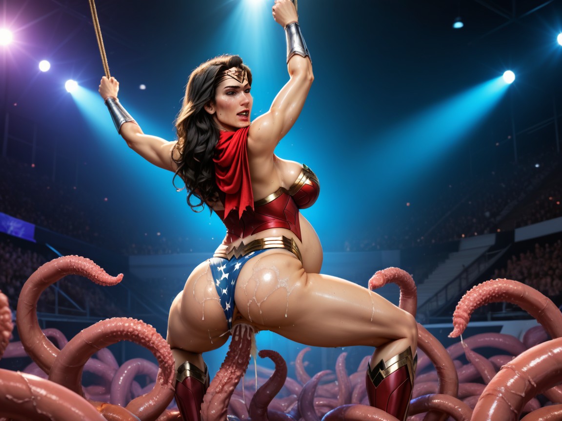 Excessive Cum Dripping, Tentacles, Legs AI Porn