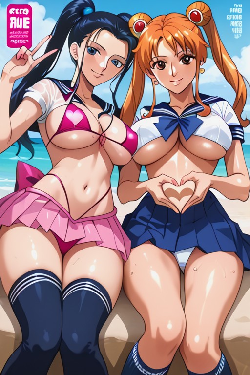25+, Ok Sign, W Peace Hentai AI Porn