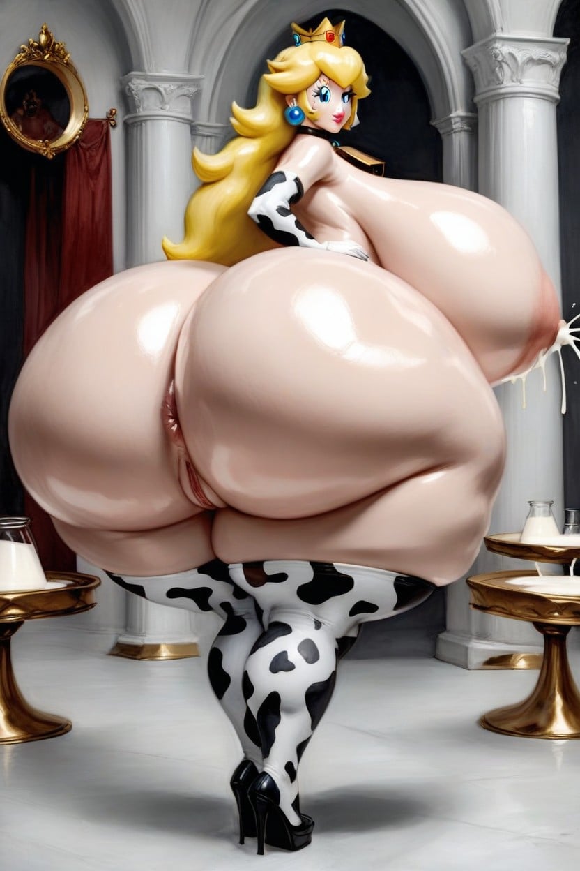 Extreme Massive Hyper Booty, Milking, Hyper Massive Gigantic Booty AI Porn