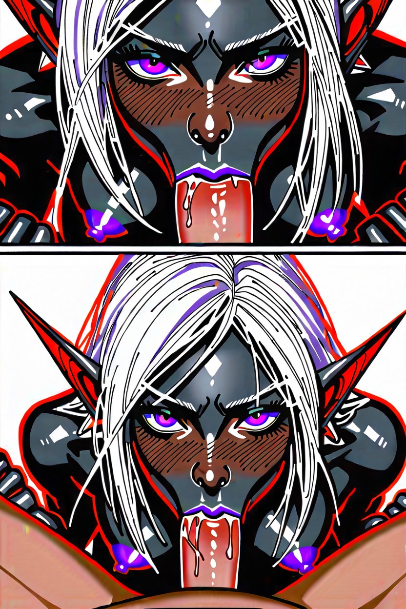 Messy White Hair, Bending Over, Lots Of Cum Hentai AI Porn