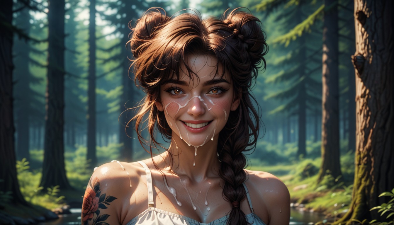Portrait Lens Effect, Soft Bokeh, Perfect Skin Hentai AI Porn
