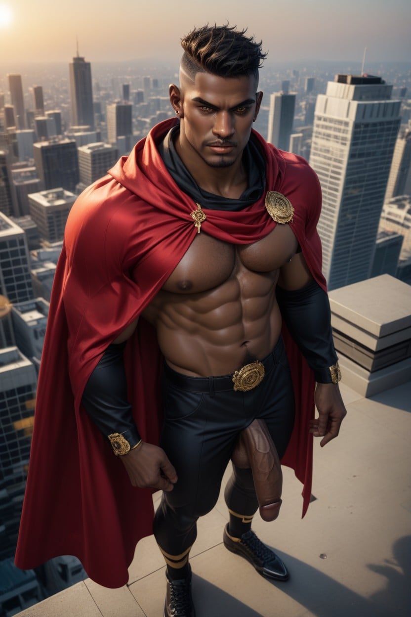 Man Of Steel, Corps Entier, A Photorealistic Porno IA Gay