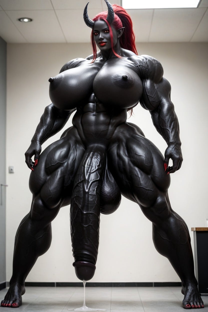 Cosplay, Vagina, Muscular Thighs Shemale AI Porn